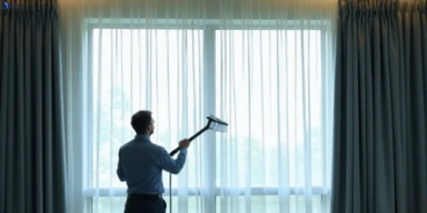Commercial curtain steam cleaning service claymore-nsw hotels offices